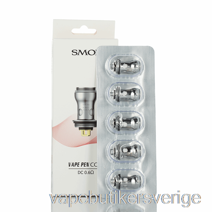 Vape Sverige Smok Vape Pen 22 Ersättningsspolar 0,6ohm Dc Coils